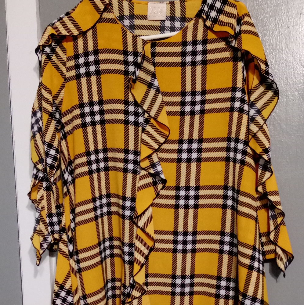Zadie B's Plaid Top